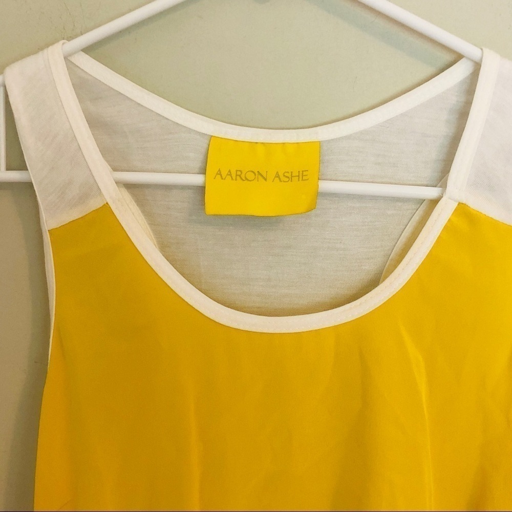 Aaron Ashe Silk Racerback Tank Top - Picture 3 of 5